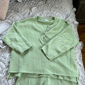 Free people Hailee sweater set